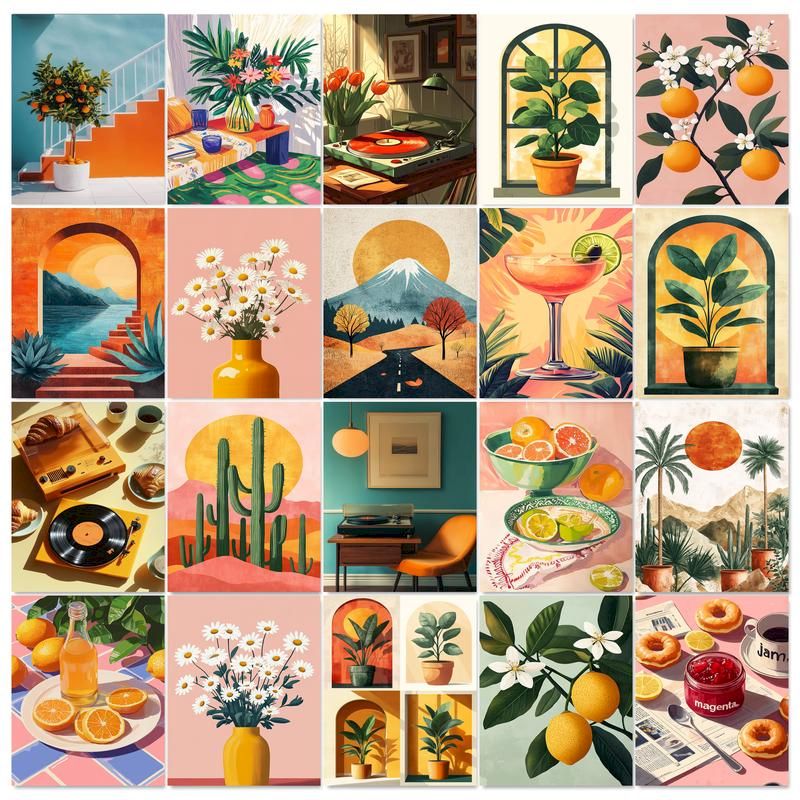 Art Craft Gifts For Adults - GATYZTORY Frame Diy Painting By Numbers