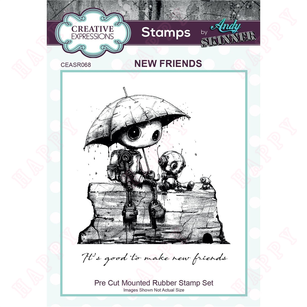 Art Craft Umbrella - 2024 New Friends Stamp Silicone Stamps