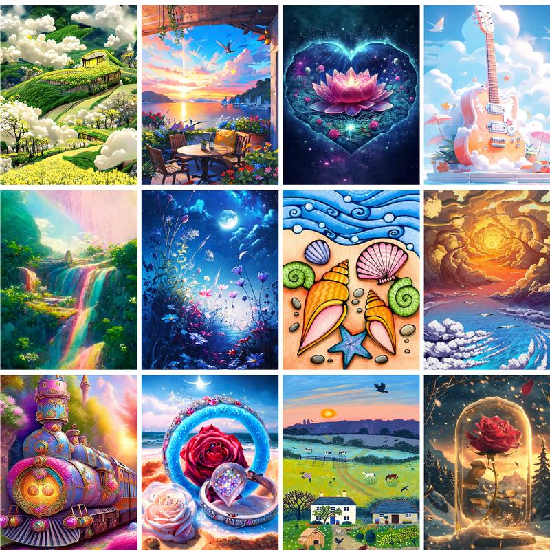 Art Craft Gifts For Adults - GATYZTORY Painting By Numbers Craft Kit