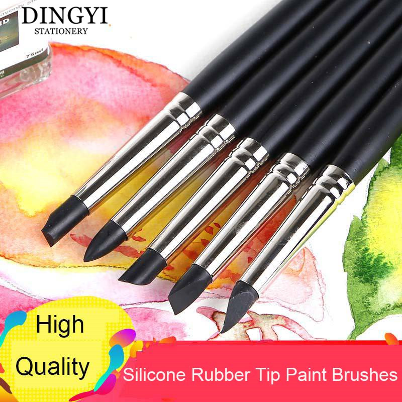 Gouache Paint Set - Bộ 5 Ốp Cao Su Đầu
