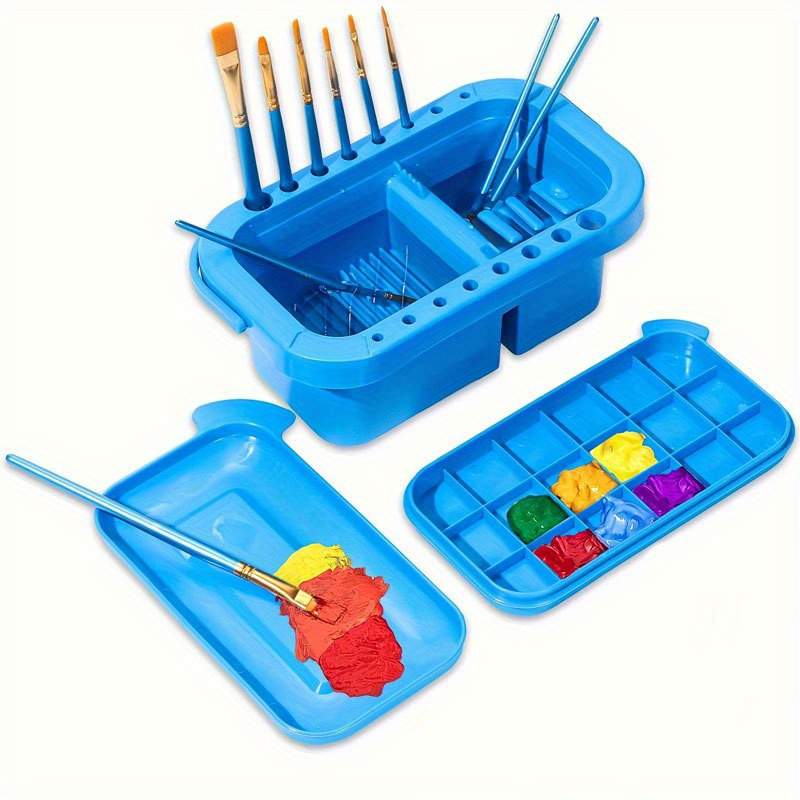 3-in-1 Paint Brush Cleaner Bas - đánh giá và giá Gouache Paint Set