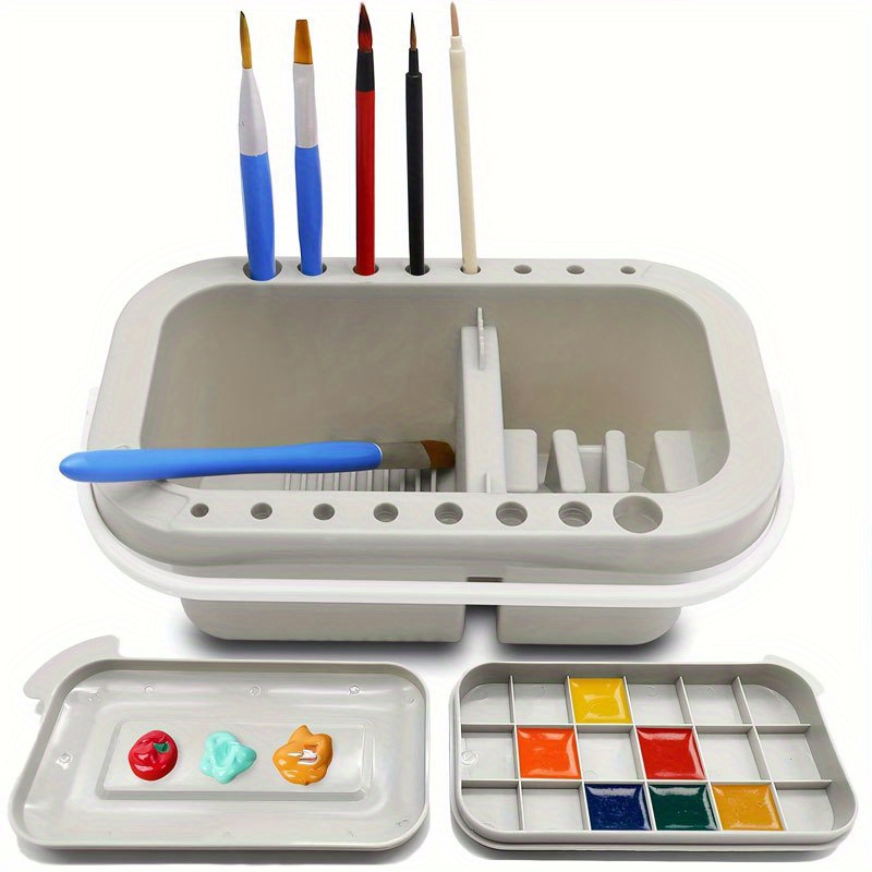 3-in-1 Paint Brush Cleaner Bas - đánh giá và giá Gouache Paint Set
