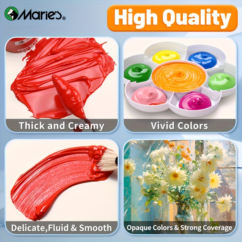 Gouache Paint Set 36 Colors 12 - đánh giá và giá Gouache Paint Set