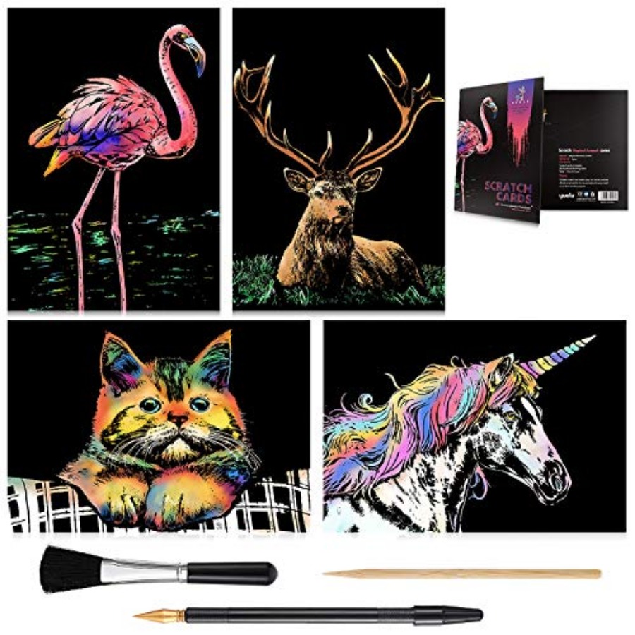 Rainbow Scratch Art Painting P - đánh giá và giá Art Craft Night