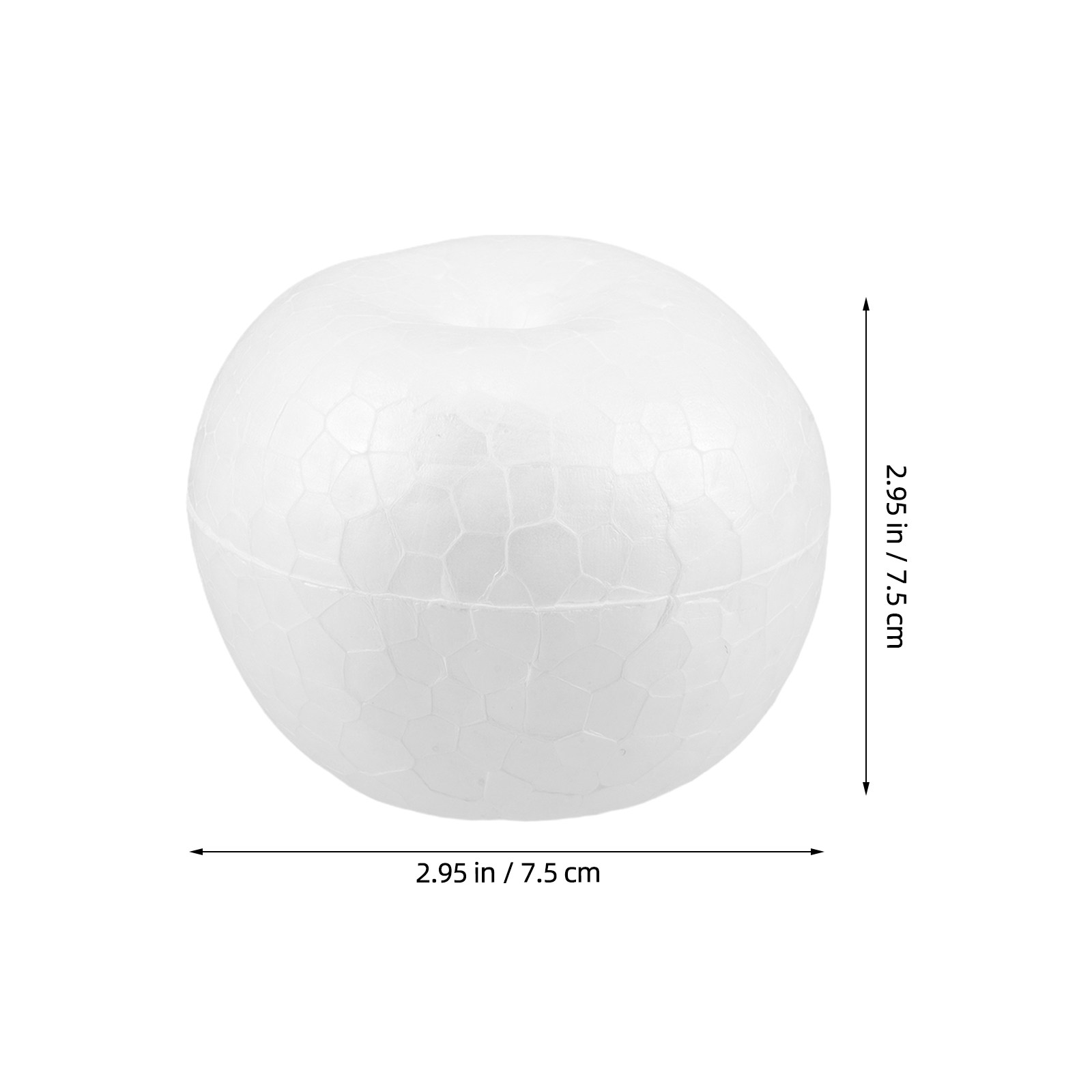 20pcs White Foam Fruit 7.5Cm S - đánh giá và giá Art Craft For Christmas