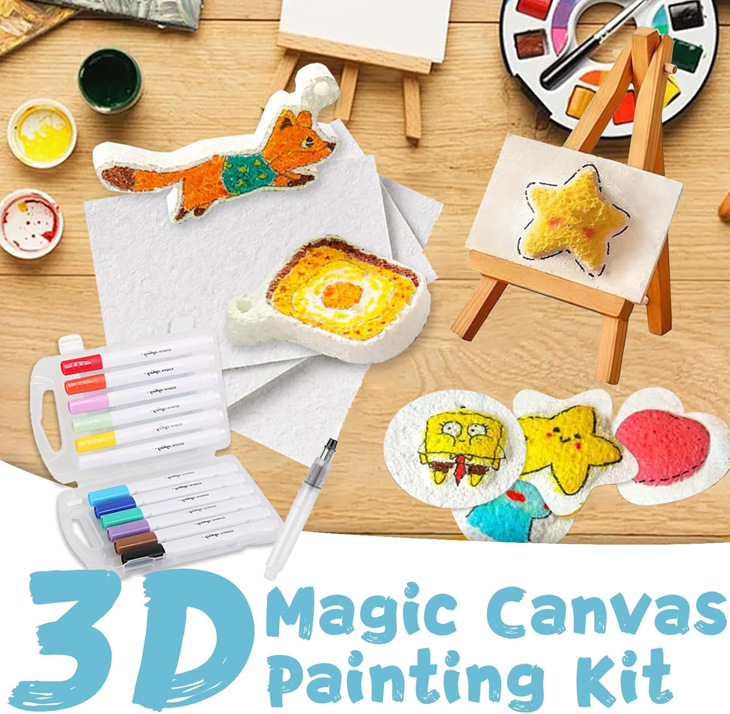 3D Puffy Foam Texture Painting - đánh giá và giá Art Craft For Kids