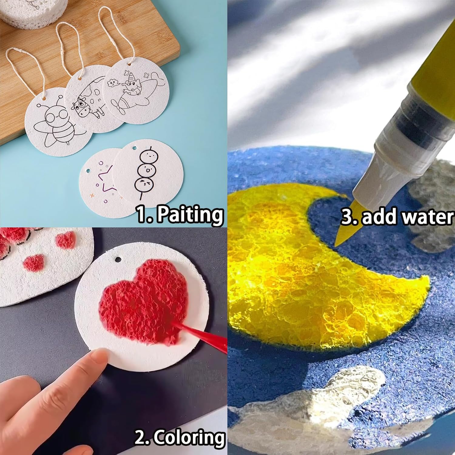 3D Puffy Foam Texture Painting - đánh giá và giá Art Craft For Kids