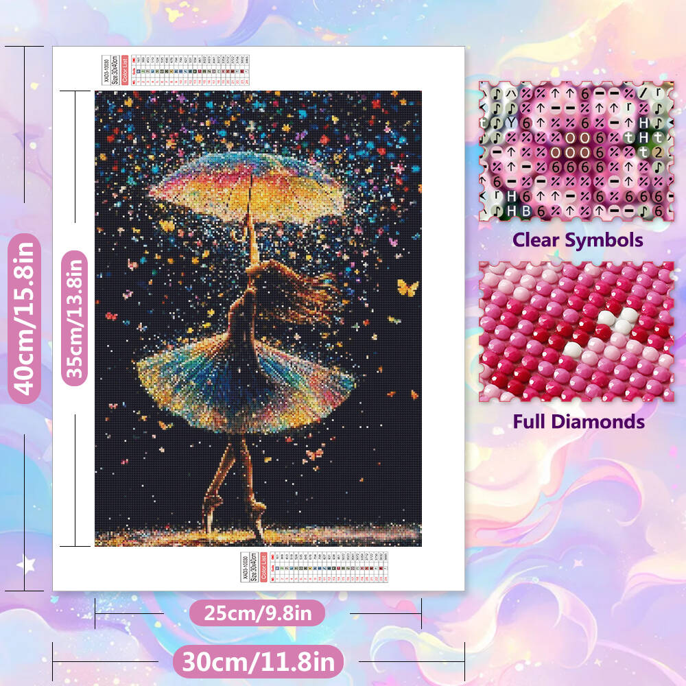 EverShine DIY Diamond Painting - đánh giá và giá Art Craft Umbrella