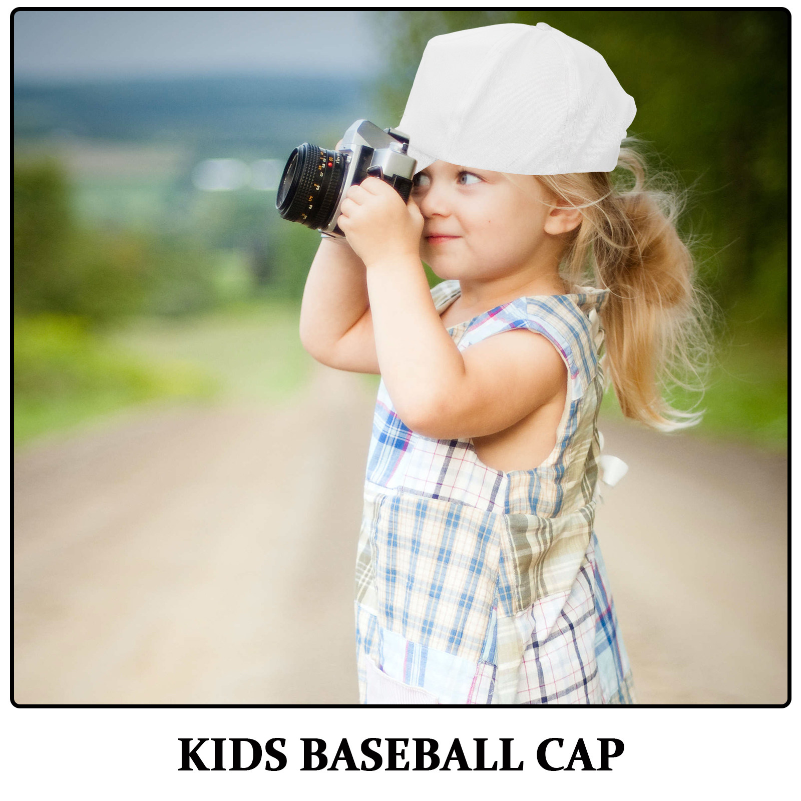 1Set Kids White Baseball Caps  - đánh giá và giá Art Craft For Kids