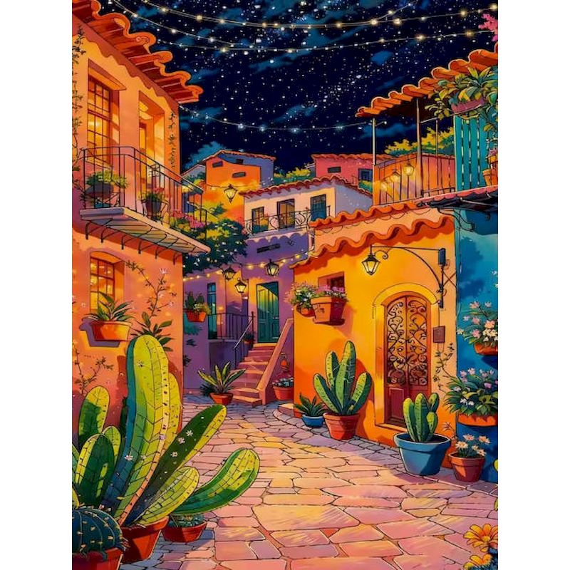 GATYZTORY Night City Paint By  - đánh giá và giá Art Craft Night