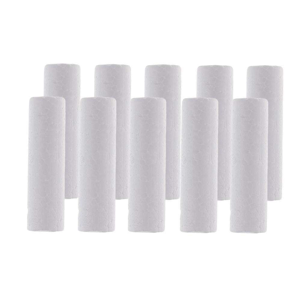 10 Pieces Blank White Cylinder - đánh giá và giá Art Craft For Kids