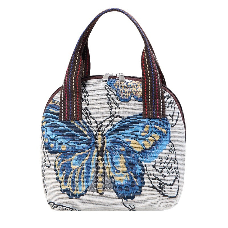 Butterfly Embroidery Top Handl - đánh giá và giá Art Craft Butterfly