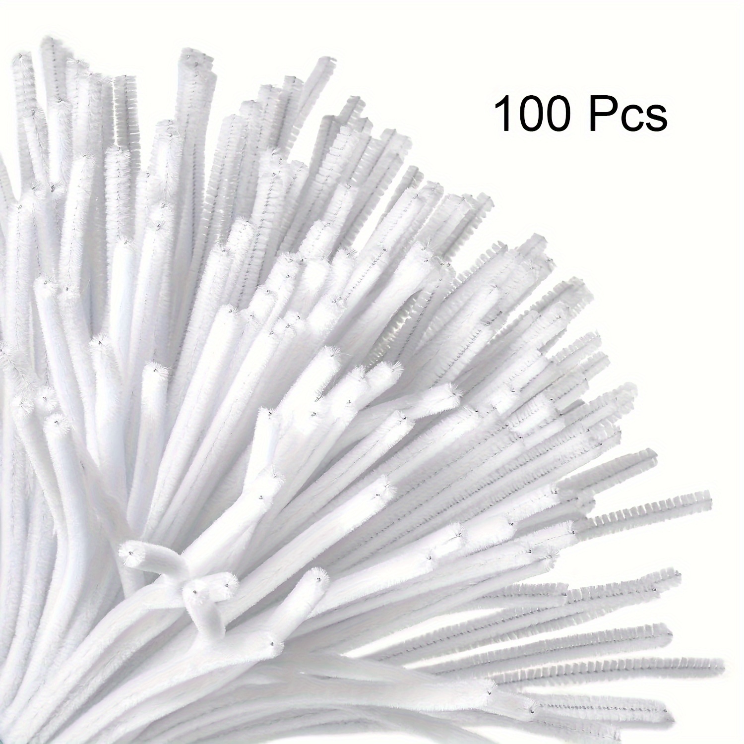 100 Pcs White Pipe Cleaners,Pi - đánh giá và giá Art Craft For Kids