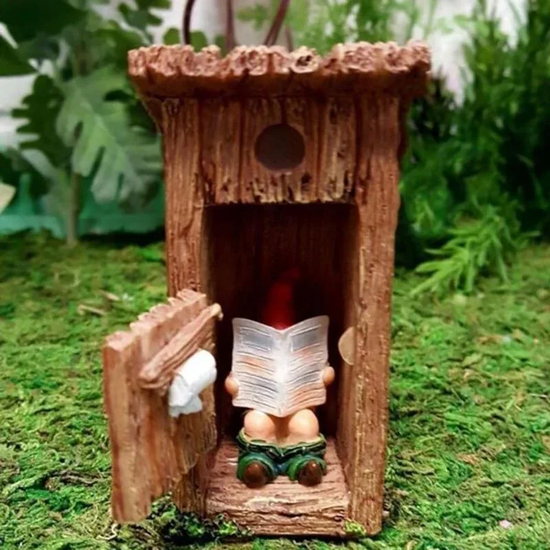 Reading Book Gnome Statue Scul - đánh giá và giá Art Craft Door