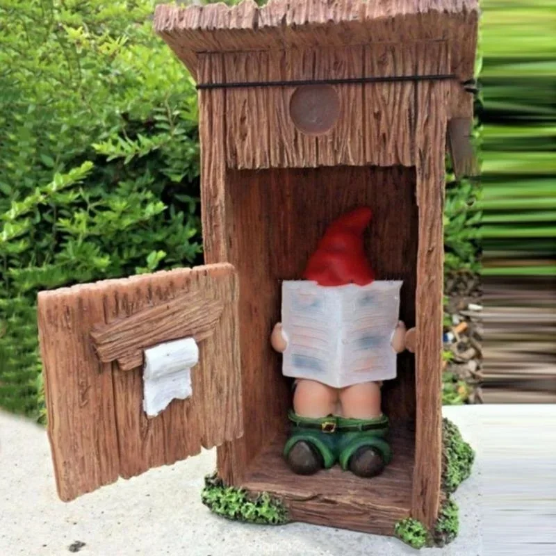 Reading Book Gnome Statue Scul - đánh giá và giá Art Craft Door