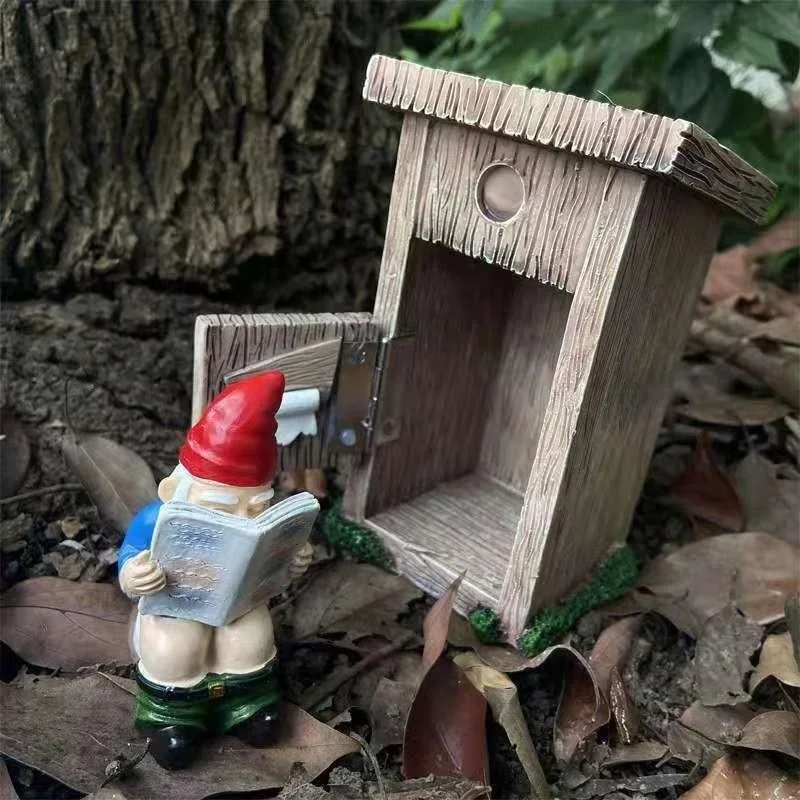 Reading Book Gnome Statue Scul - đánh giá và giá Art Craft Door