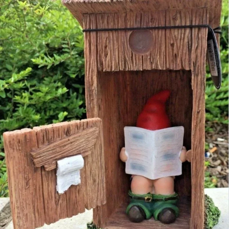 Reading Book Gnome Statue Scul - đánh giá và giá Art Craft Door