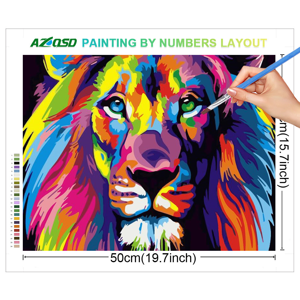 AZQSD Adult Paint By Numbers A - đánh giá và giá Art Craft Gifts For Adults