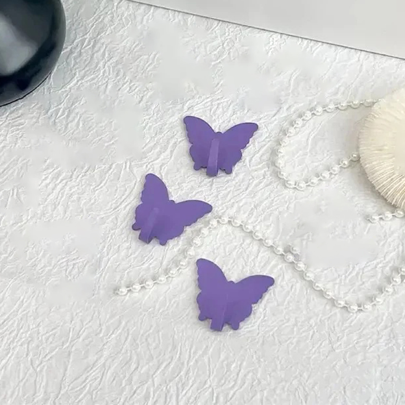 3PC Pink White Butterfly Shape - đánh giá và giá Art Craft Butterfly
