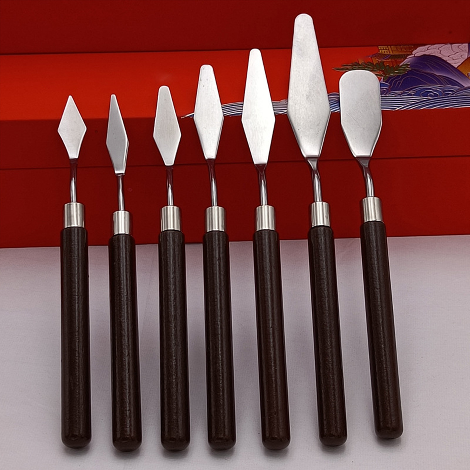 5pcs Art Oil Painting Scraper  - đánh giá và giá Gouache Paint Set