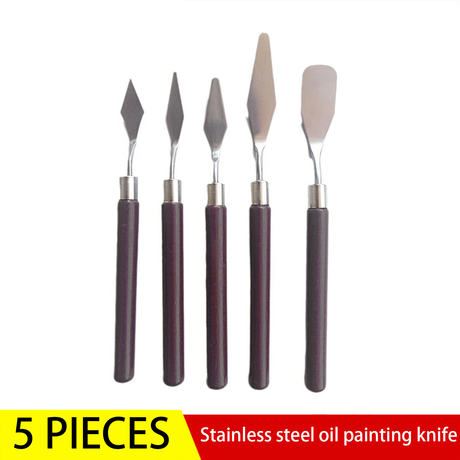 5pcs Art Oil Painting Scraper  - đánh giá và giá Gouache Paint Set