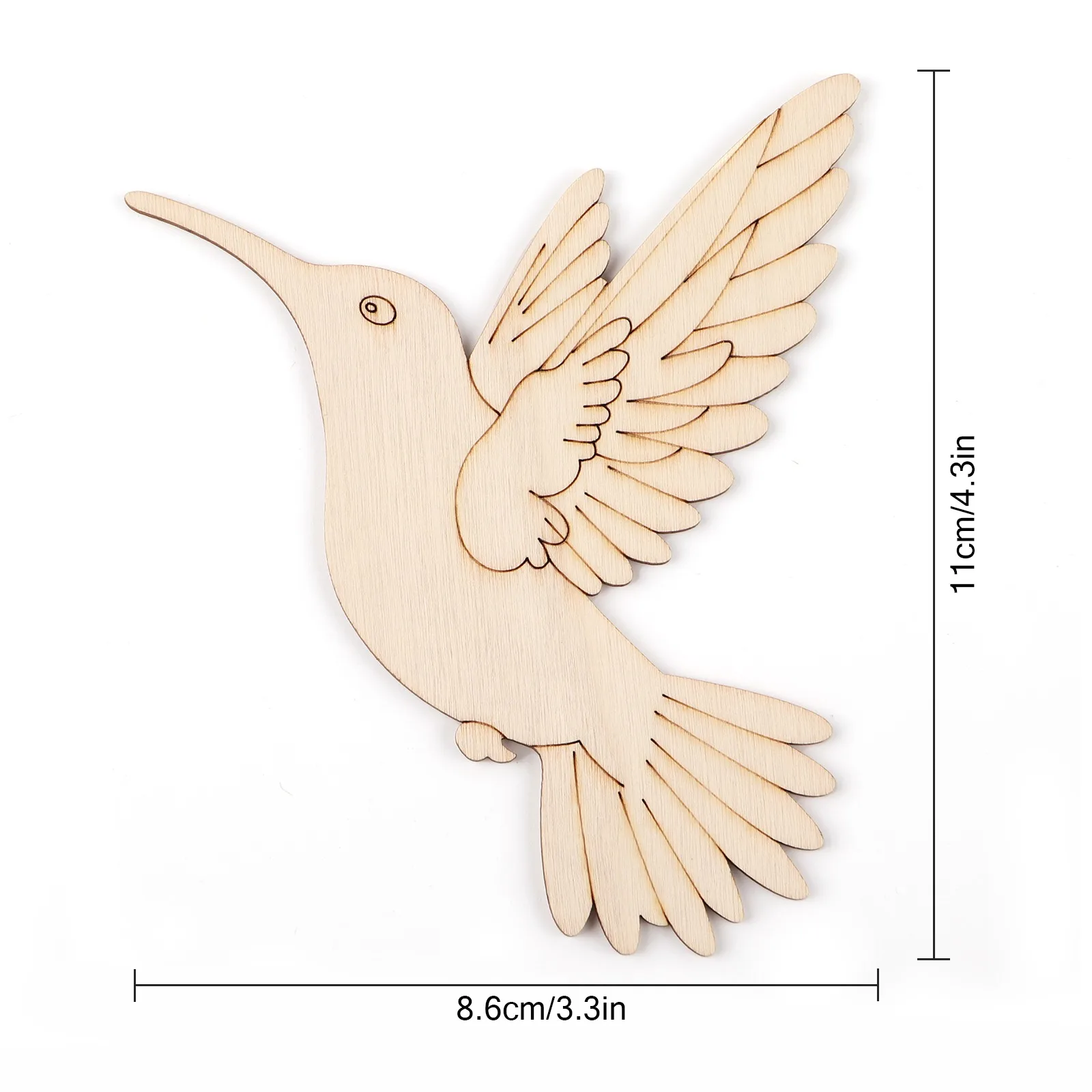 10pcs Unfinished Wood Animal B - đánh giá và giá Art Craft Wood