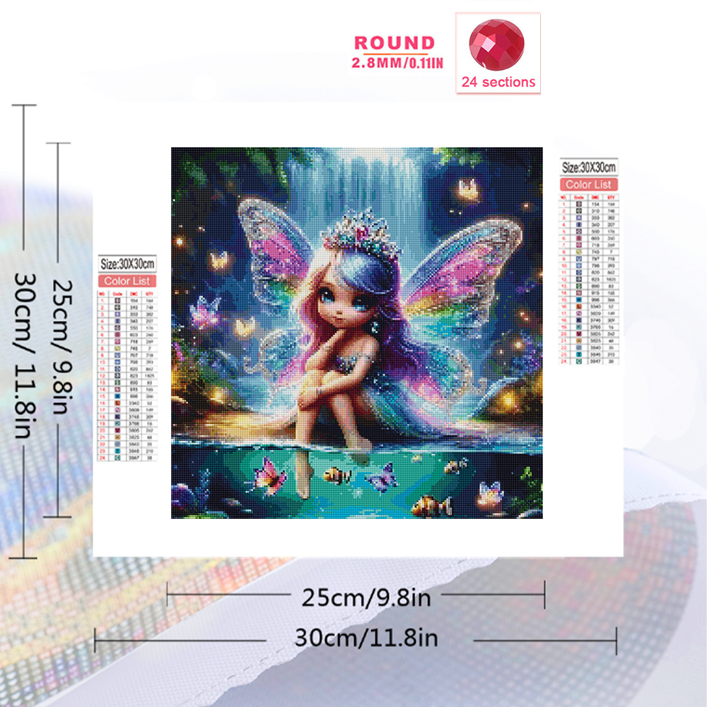 Momoart Girl Diamond Mosaic Po - đánh giá và giá Art Craft Butterfly