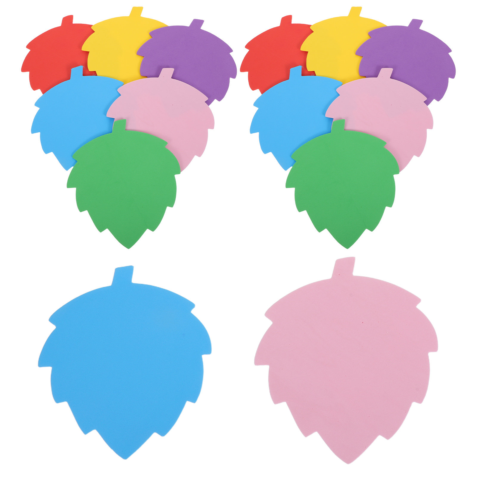 72Pcs Colorful Foam Leaf Shape - đánh giá và giá Art Craft For Kids