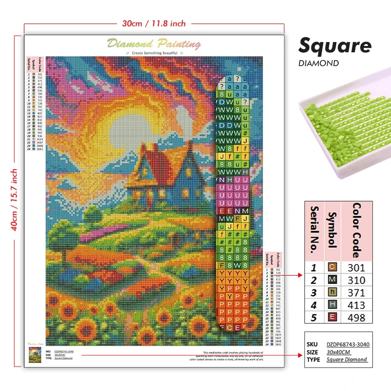 Landscape Diamond Painting Kit - đánh giá và giá Art Craft Night