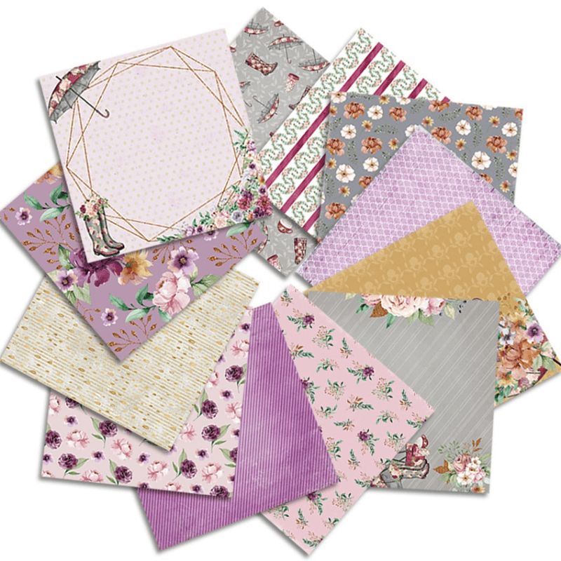 24 Sheets/Pack Floral Umbrella - đánh giá và giá Art Craft Umbrella