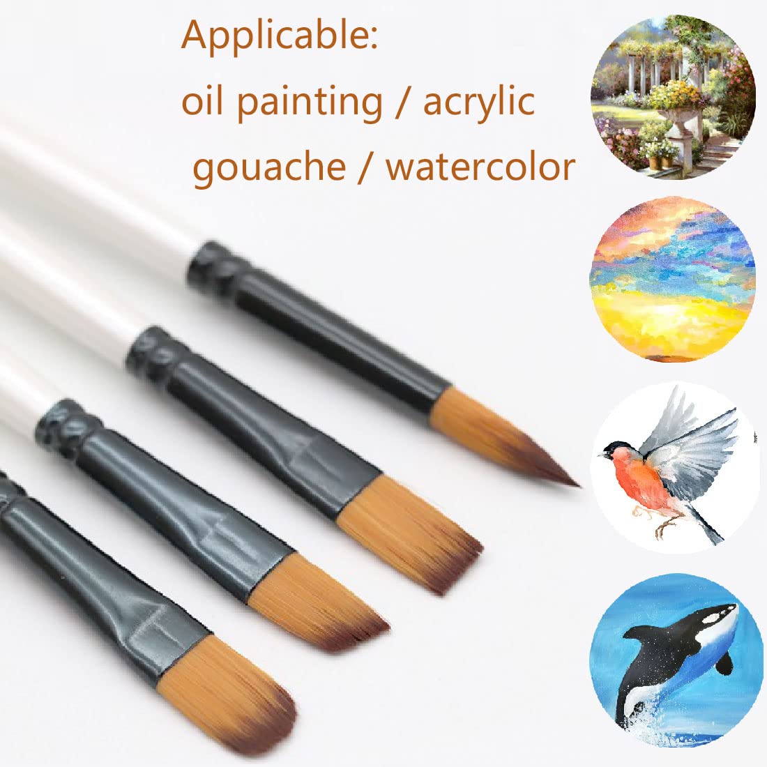 BOMEIJIA Paint Brushes Set Rou - đánh giá và giá Gouache Paint Set
