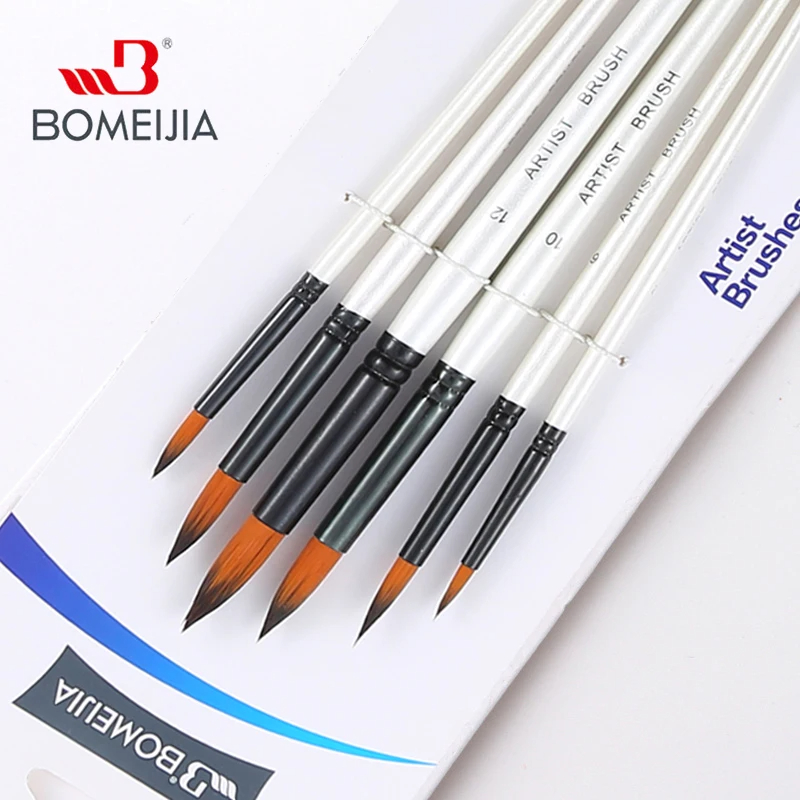 BOMEIJIA Paint Brushes Set Rou - đánh giá và giá Gouache Paint Set