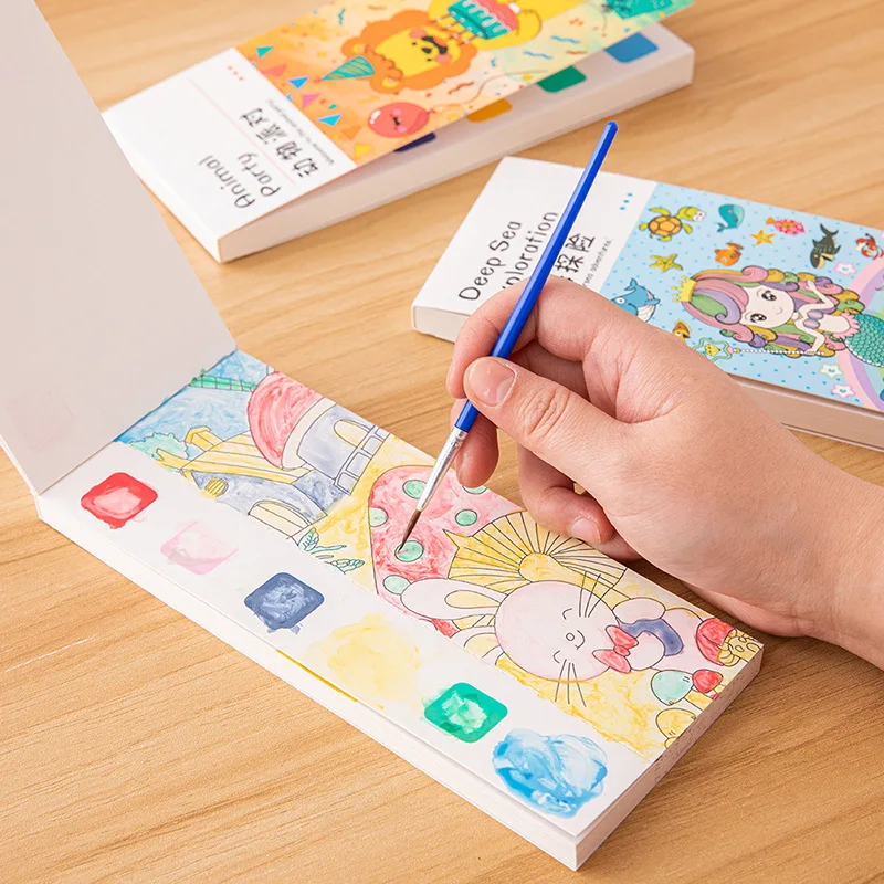 20 Pages Portable Watercolor P - đánh giá và giá Gouache Paint Set