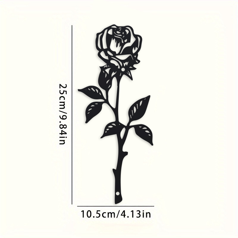 1pc Metal  Art Deco Rose Wall  - đánh giá và giá Art Craft Door