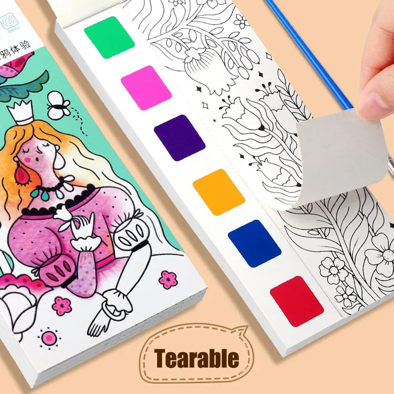 Portable Watercolor Book Set - - đánh giá và giá Gouache Paint Set