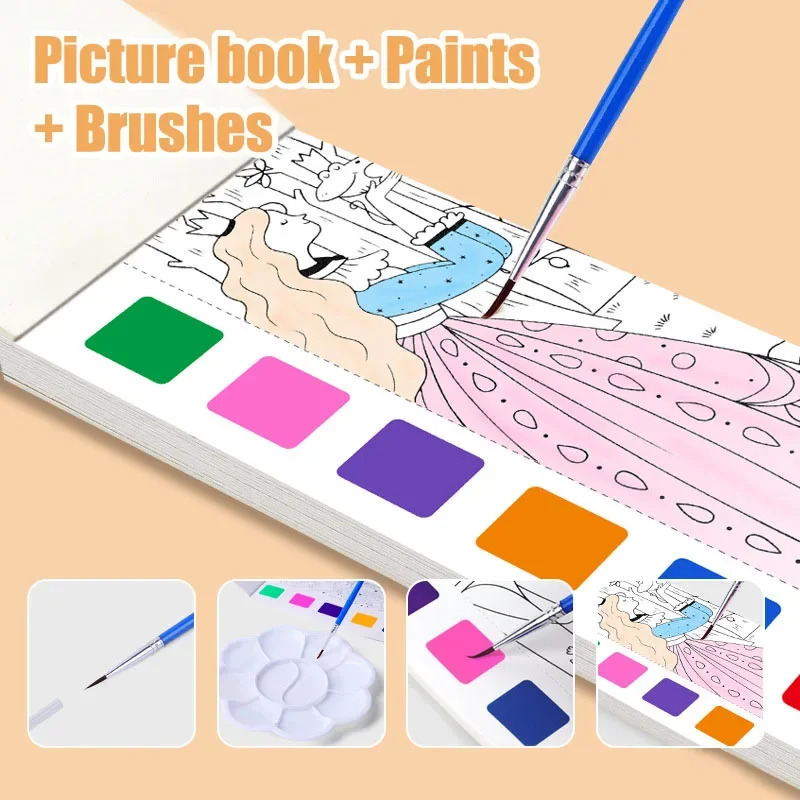 Portable Watercolor Book Set - - đánh giá và giá Gouache Paint Set