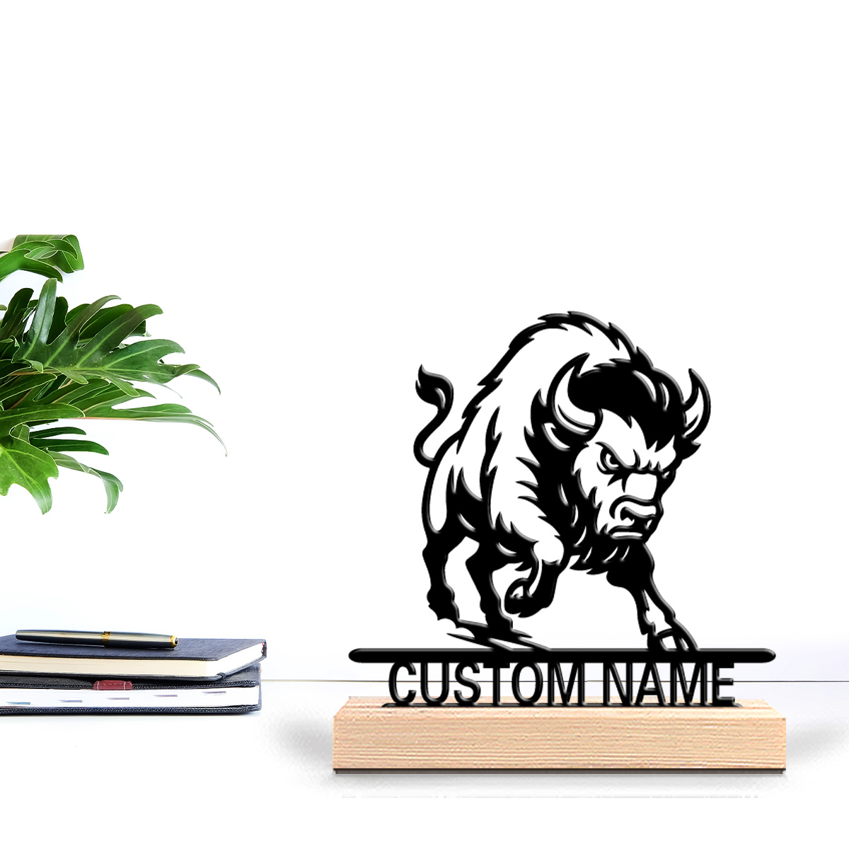 1pc Minimalist lion Customizab - đánh giá và giá Art Craft Wood
