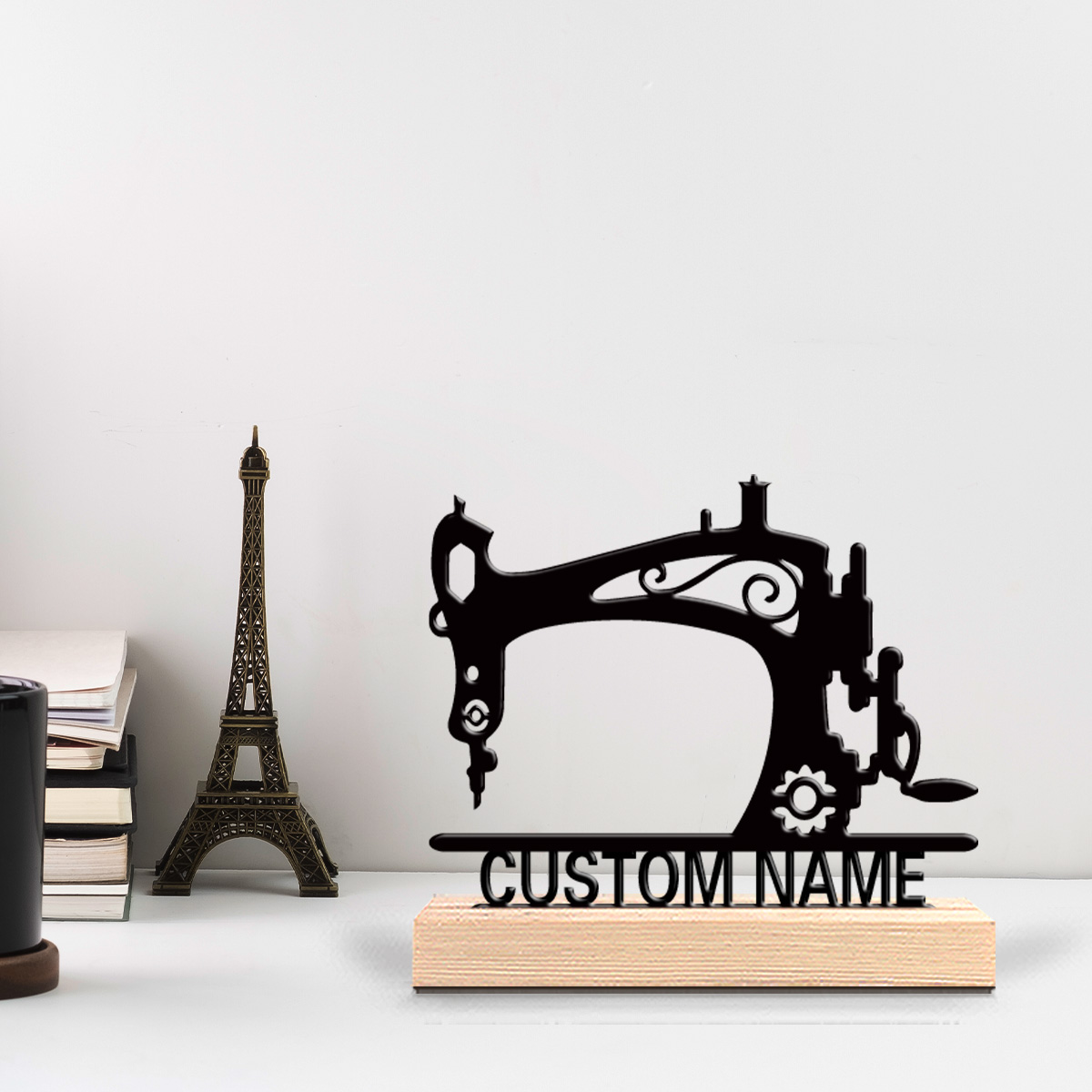 1pc Creative Sewing machine Pe - đánh giá và giá Art Craft Wood
