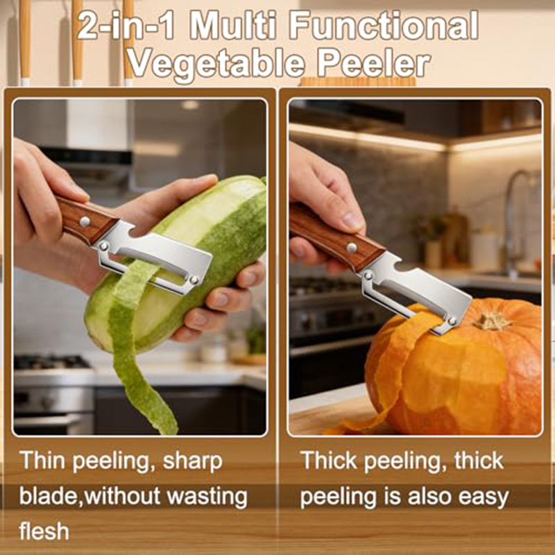 Stainless Steel Kitchen Peeler - đánh giá và giá Art Craft Wood