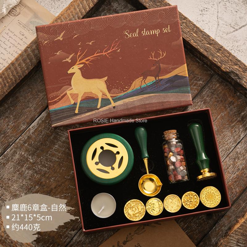 Wax Seal Stamp Set Lacquered S - đánh giá và giá Batik Wax Kit