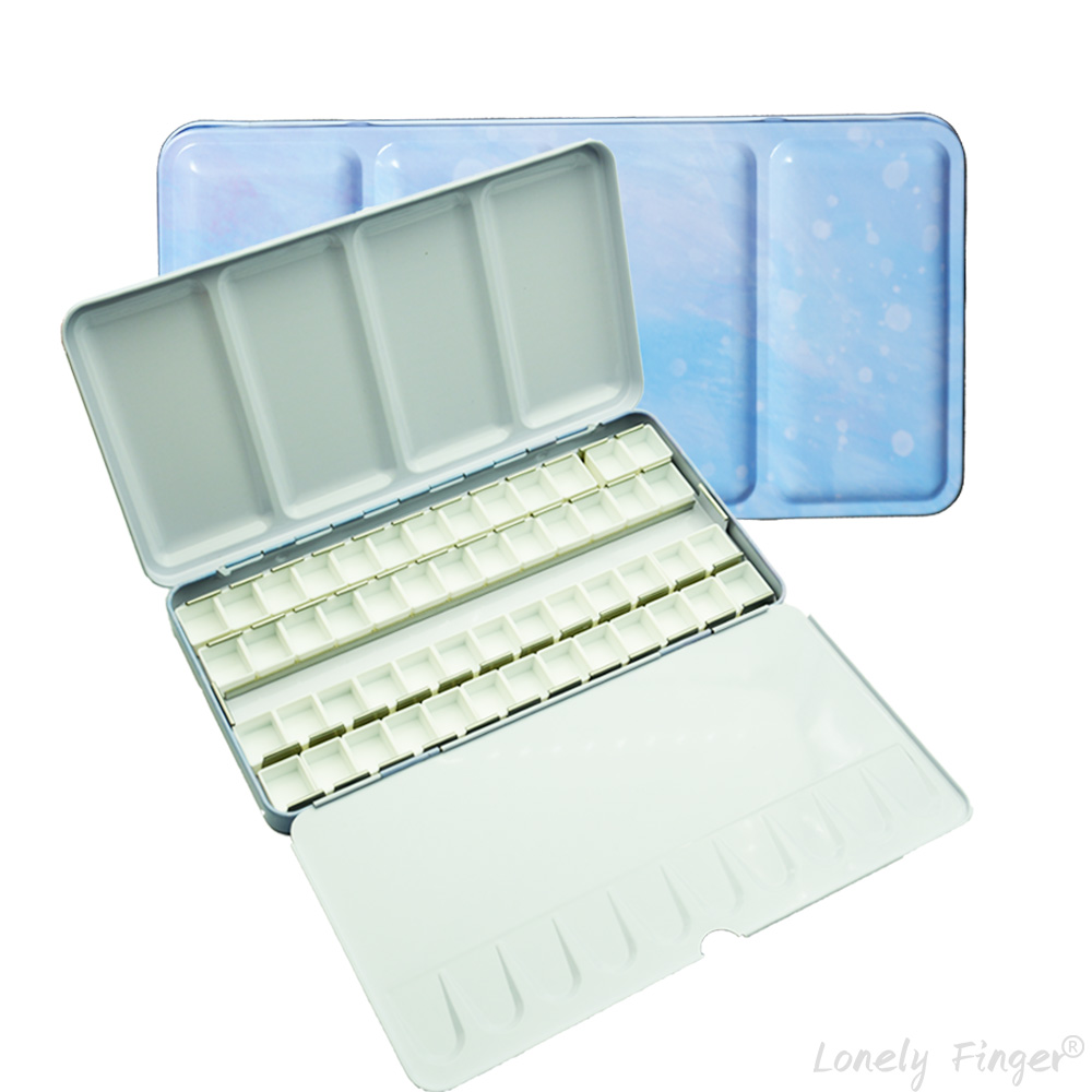 Empty Watercolor Palette Tin S - đánh giá và giá Gouache Paint Set