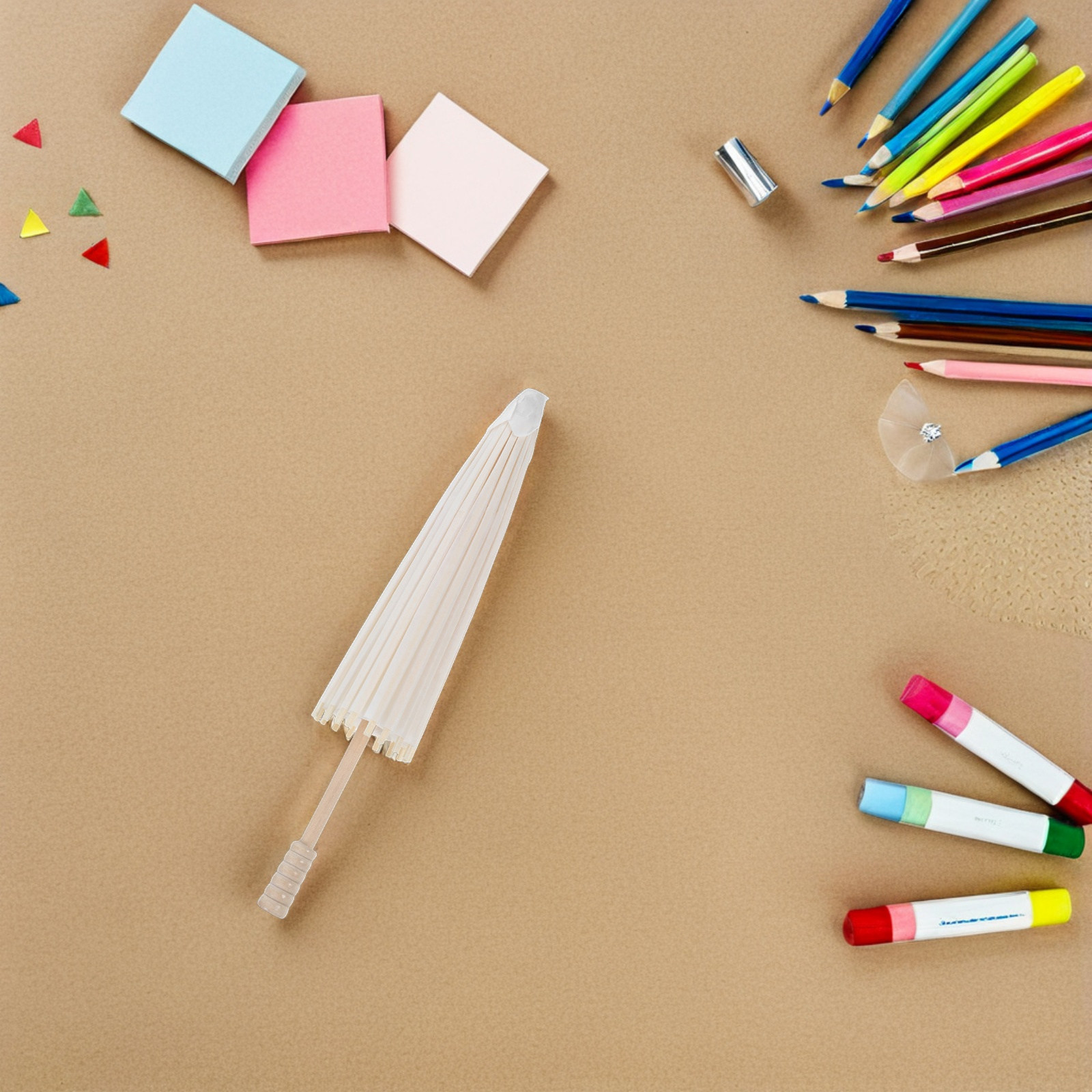 Blank Paper Umbrella for DIY P - đánh giá và giá Art Craft Umbrella
