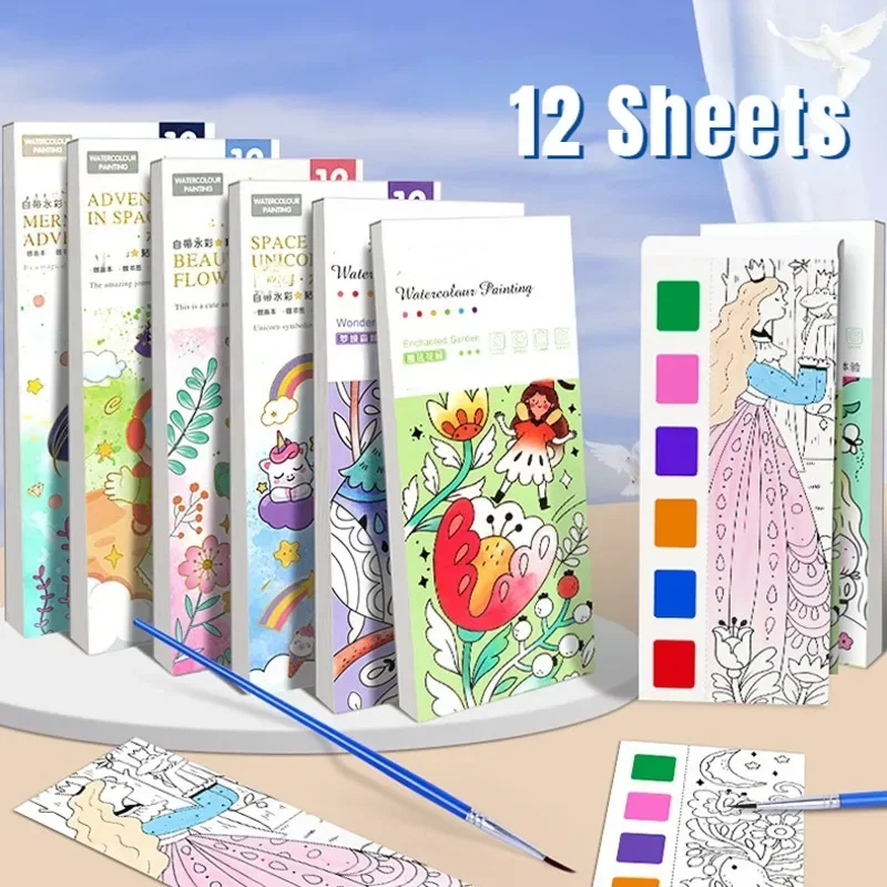 Kids Portable Watercolor Paint - đánh giá và giá Gouache Paint Set